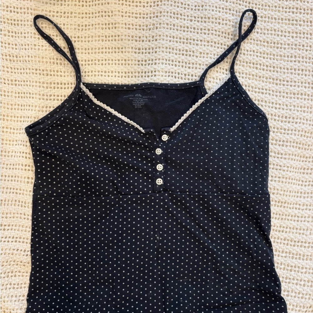 Brandy Melville polka dot pj top